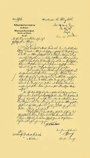 Лицензия Мюнхенского перестраховочного общества 1880 года 3 апреля 1880 года - фото 88