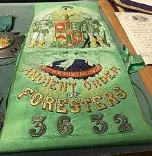 Орденская лента округа 3632 Ордена Ancient Order of Foresters Как и все - фото 26