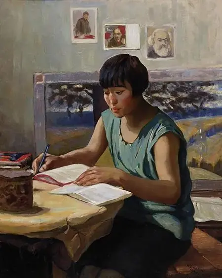 Рабфаковка Художник Николай Смолин 1930 год И это было очень обидное - фото 111