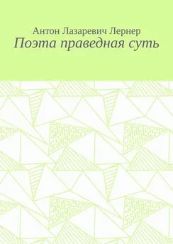 Антон Лернер - Поэта праведная суть