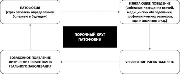 Рис 18 Порочный круг патофобии Виды ипохондрии резюме Несмотря на - фото 22