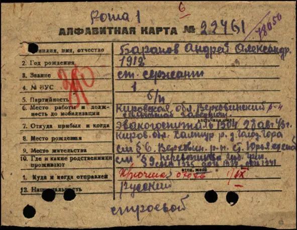 Первый справа стоит старший сержант А А Баранов отец Антонины с товарищами - фото 35