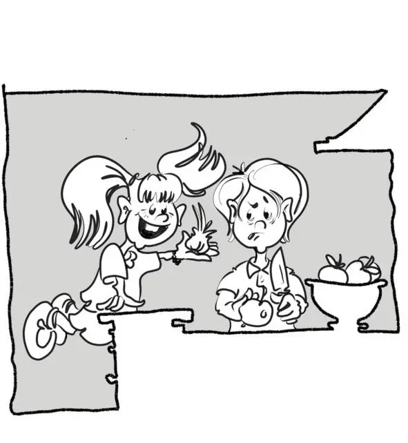 Every morning Tommy ran to the kitchen He liked eating scrambled eggs with a - фото 3