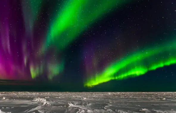 Северное сияние Ну а вообще полярная ночь не такое страшное время каким его - фото 3