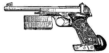 Рис 35 56мм самозарядный пистолет конструкции Марголина с балансирным - фото 35