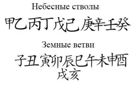 Существует 60 вариантов сочетаний 10 Небесных стволов и 12 Земных ветвей - фото 3