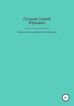 Сергей Гусаков - Определение задолженности по алиментам