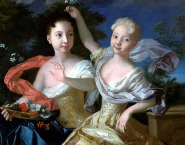 Портрет царевен Анны Петровны и Елизаветы Петровны 1717 родилась принцесса - фото 10
