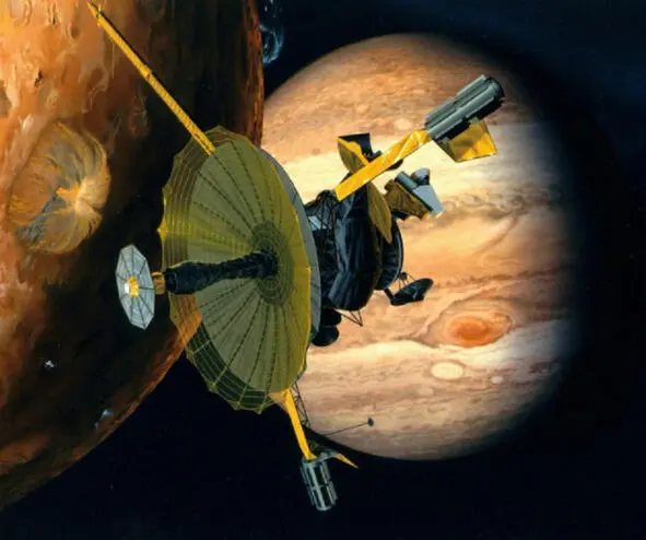 Описание изображения Художник изобразил космический корабль НАСА Галилео - фото 7