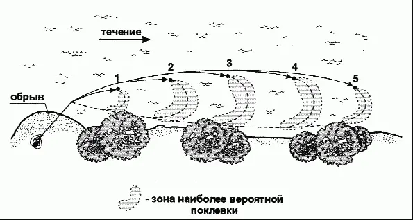 Рис 46 Тактика ловли язя воблером Надо отметить что на успешную ловлю - фото 57