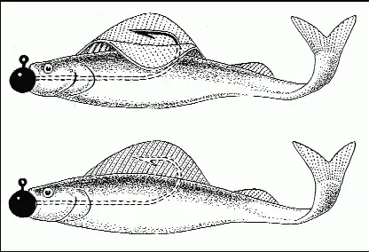 Рис 54 Силиконовая приманка для ловли на травянистых участках водоема Какую - фото 65
