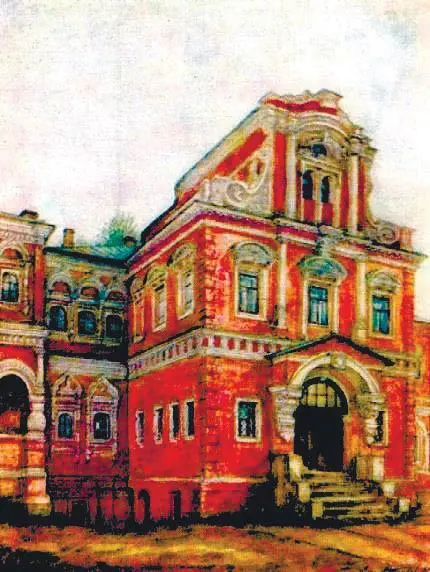 Палаты думного дьяка Аверкия Кириллова 1657 Акв А П Голубева 1920 гг - фото 7