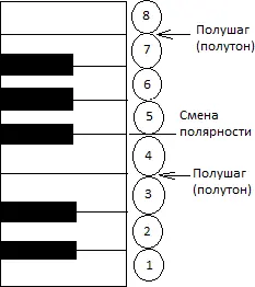 Рис 14 Октава на клавиатуре Ещё нам потребуется понятие синусоидной волны - фото 14