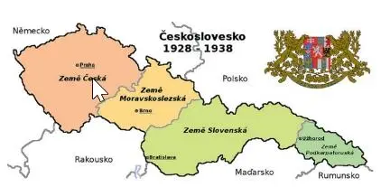 Илл 3 Карта Чехословакии в 19281938 гг Ахиллесовой пятой межвоенной - фото 3
