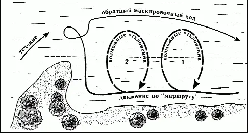 Рис 31 Маршрут питания одиночного жереха гонца На рисунке 31показан - фото 39