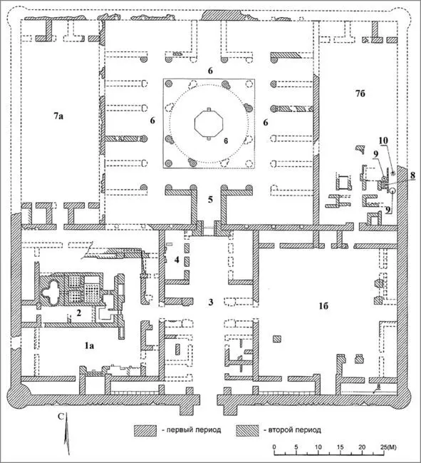 Рис 16 Рабати Малик план 2го строительного периода ХII в с элементами - фото 21