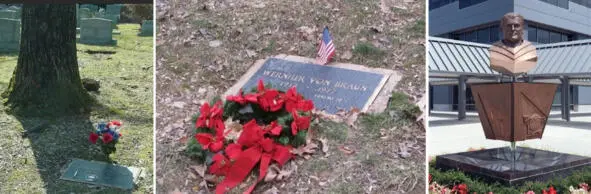 Могила Вернера фон Брауна на кладбище ИвиХилл в г Александрия штат - фото 130
