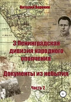 Виталий Воронин - 3-я Ленинградская дивизия народного ополчения. Документы из небытия. Часть 2