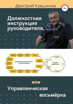 Дмитрий Кувшинов - Должностная инструкция руководителя, или Управленческая восьмёрка