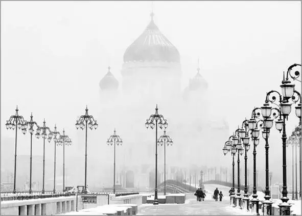 Москва Храм Христа Спасителя зимой фото Дмитрий Зверев Иллюзия в фотографии - фото 41