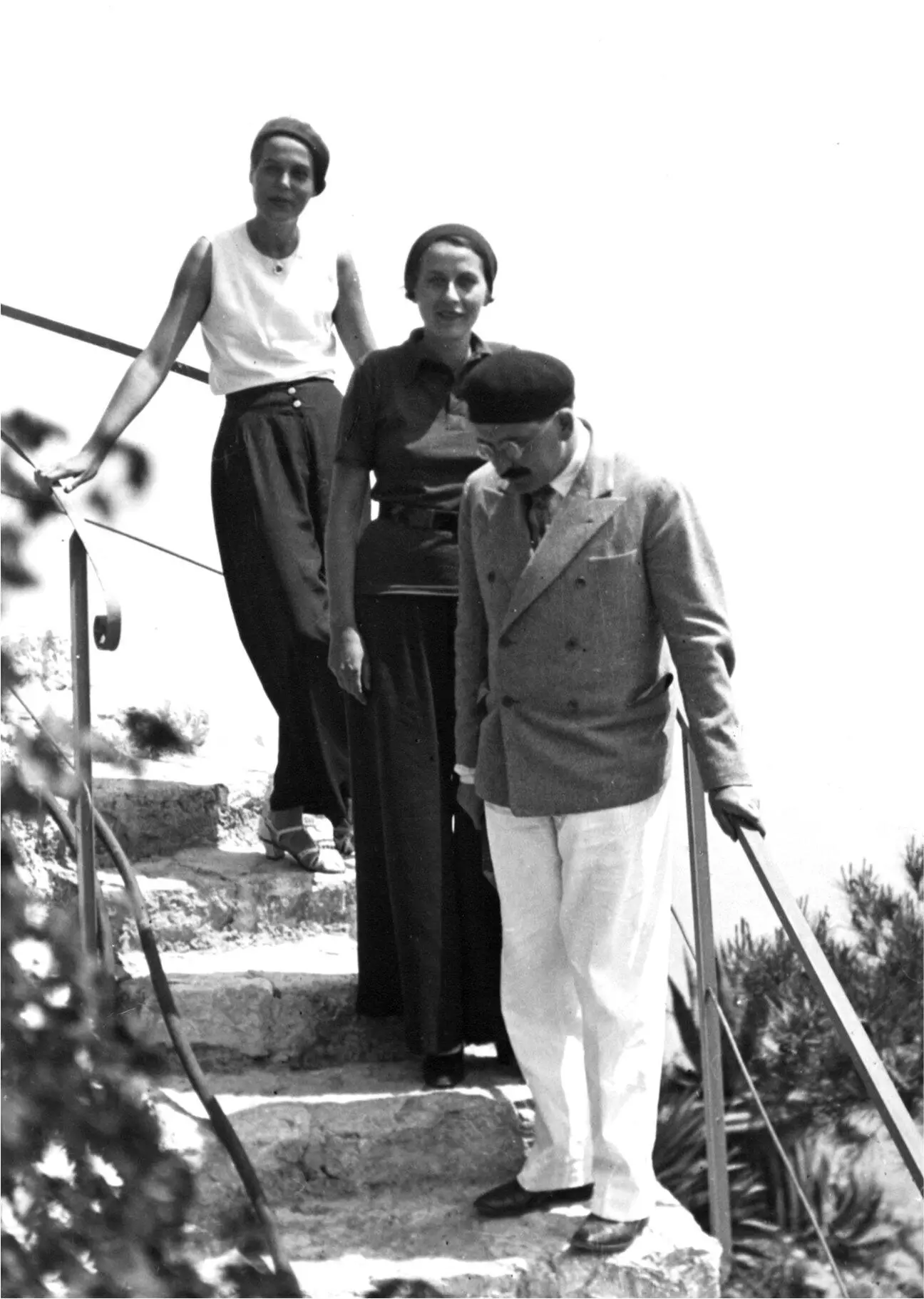 Вальтер Беньямин с Герт Виссинг и Марией Шпейер ЛеЛаванду Июнь 1931 - фото 10