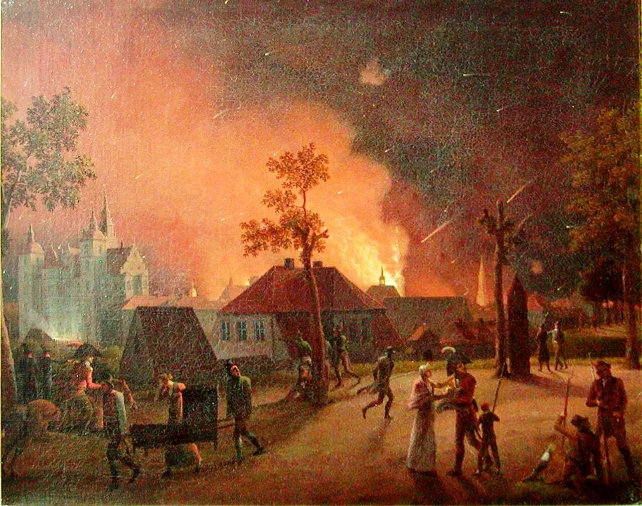 Обстрел Копенгагена в ночь на 4 сентября 1807 года Но вернемся к дирижаблям - фото 13