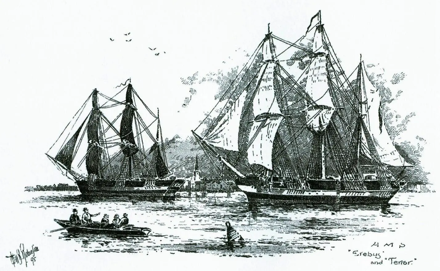 Экспедиционные суда HMS Erebus и HMS Terror Изобретатель не ограничился - фото 15