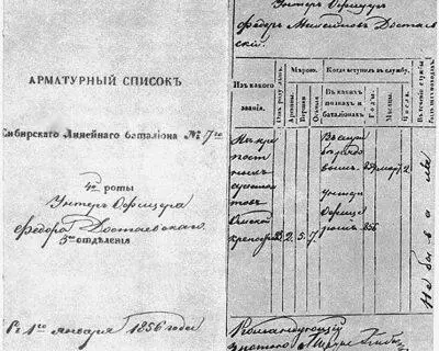 Арматурный список унтерофицера Достоевского В феврале 1857 г прапорщик - фото 4