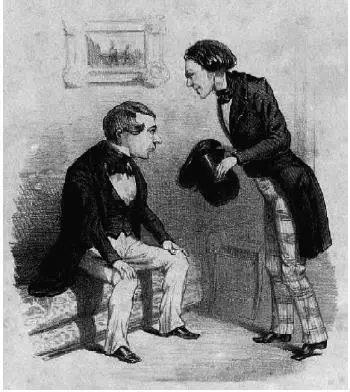 АА Краевскнй и ФМ Достоевский Карикатура Н А Степанова 1848 г ЖИД - фото 23