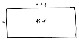 Поделив длинную сторону на два отрезка один из которых имеет длину n метров а - фото 10