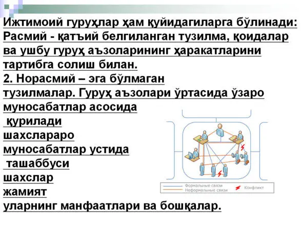 Ижтимоий гурухлар ижтимоий жамоалар ва ижтимоий институтлар Ижтимоий - фото 27