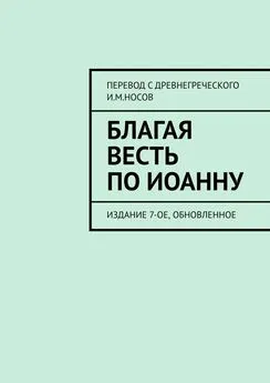 И. Носов - Благая Весть по Иоанну. Издание 7-ое, обновленное