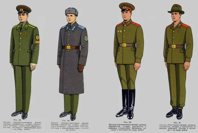 Парадновыходная и повседневная форма одежды курсантов военных училищ и - фото 1