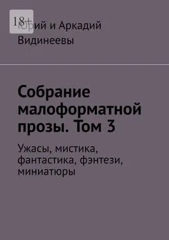 Юрий и Аркадий Видинеевы - Собрание малоформатной прозы. Том 3. Ужасы, мистика, фантастика, фэнтези, миниатюры