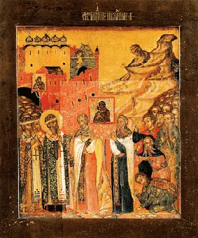 Сретение иконы Богоматерь Владимирская Кон XVI нач XVII вв Есть и такое - фото 185