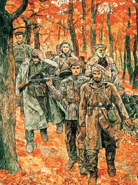 Партизаны Худ В Чеканюк 1975 г Фрагмент Первым Героем Советского Союза из - фото 163