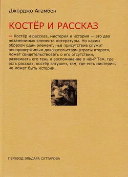 Джорджо Агамбен - Костёр и рассказ