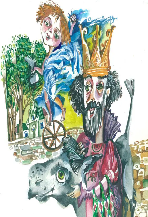 Когда же на рыночной площади собралась толпа зевак рассматривающих повозку - фото 5