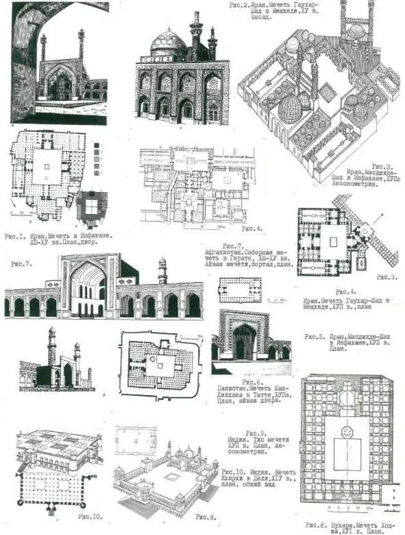 Рис 1 Дворовые мечети исламского мира графоаналитическая таблица С - фото 1
