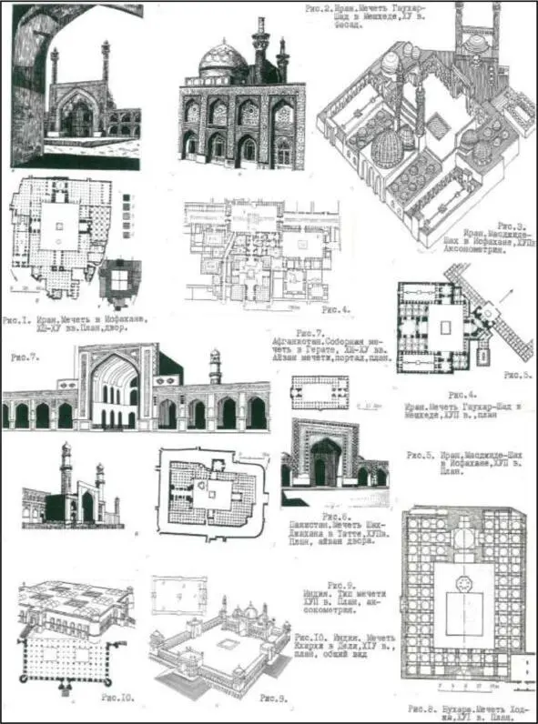 Рис 1 Дворовые мечети исламского мира графоаналитическая таблица С - фото 2