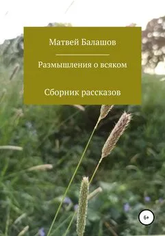 Матвей Балашов - Размышления о всяком