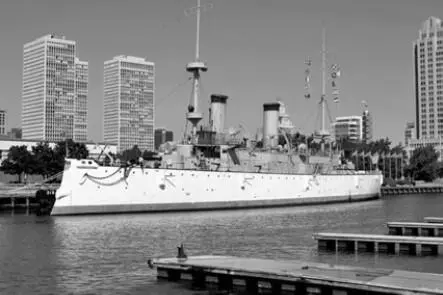 Американский крейсер Олимпия Японский броненосец Микаса Энтузиасты - фото 2