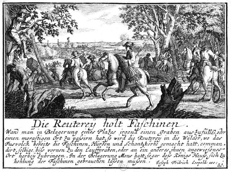 Герар Николя Guerard Nicolas 16481719 Кавалерия на заготовке фашин - фото 2