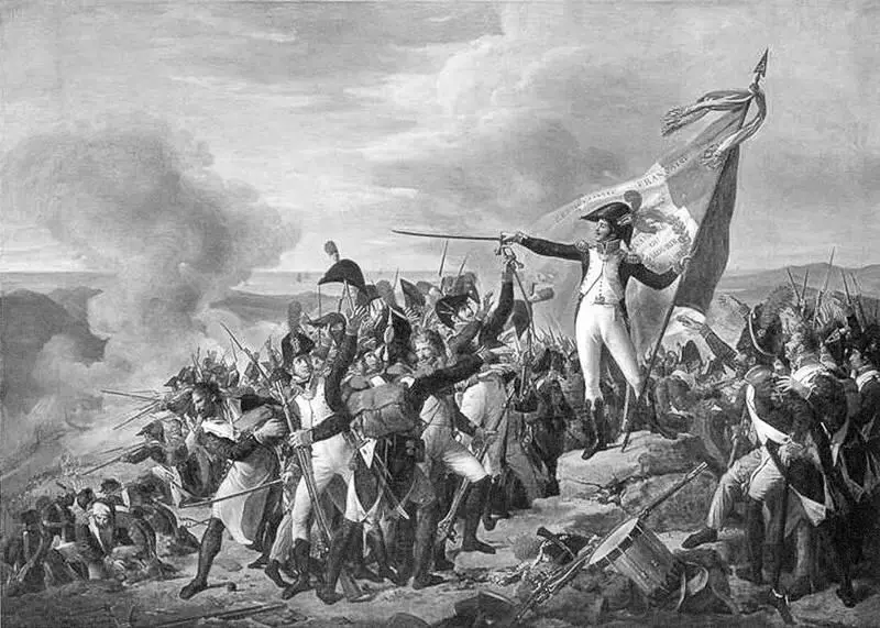 Битва при Монтенотте 12 апреля 1796 г Полковник Рампон защищает редут - фото 24