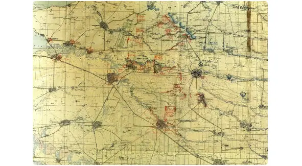 Отчетная карта 17 кавкорпуса на 30742г М1200000 В книге Роль конницы в - фото 16