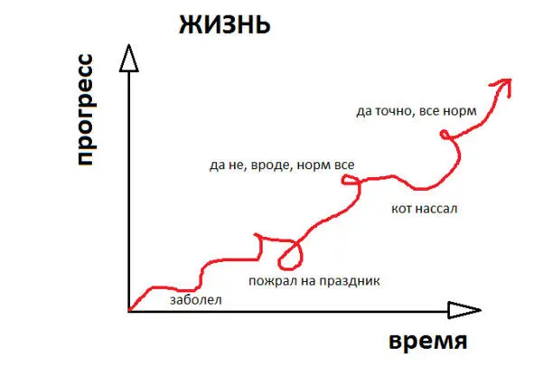 Рис 5 Кривая жизни И похудение никогда не идёт линейно Не могут люди - фото 6