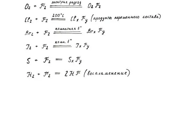 Даже криптон ксенон и радон перед фтором не устояли Они также взаимодействуют - фото 32