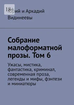 Юрий и Аркадий Видинеевы - Собрание малоформатной прозы. Том 6. Ужасы, мистика, фантастика, криминал, современная проза, легенды и мифы, фэнтези и миниатюры