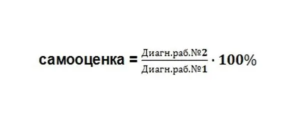 Формула самооценки школьников принявших участие в эксперименте При вычислении - фото 23