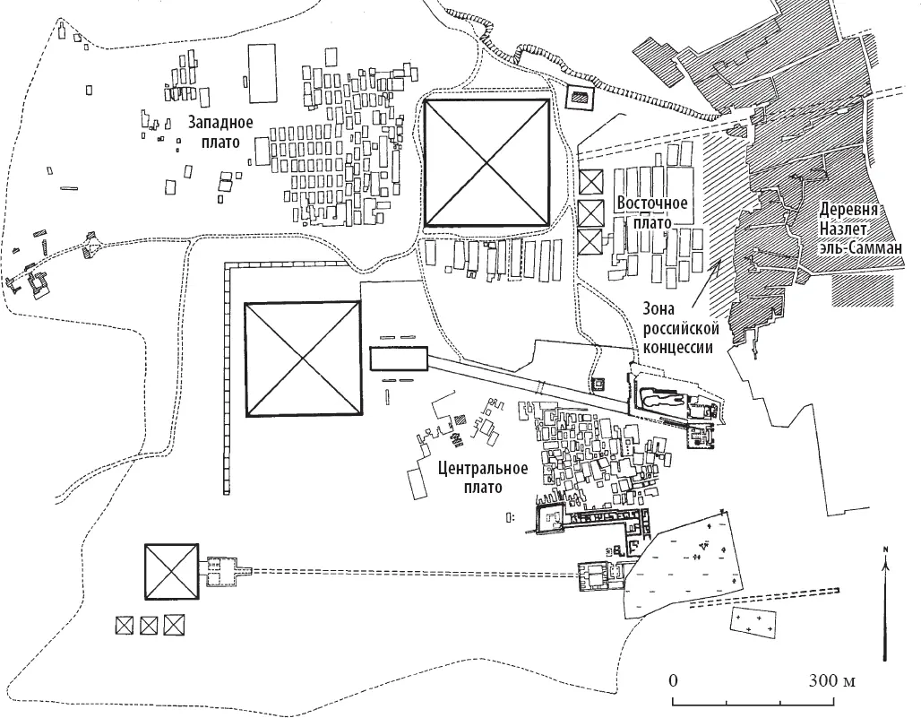План Гизы с указанием места расположения зоны концессии Российской Западное - фото 4